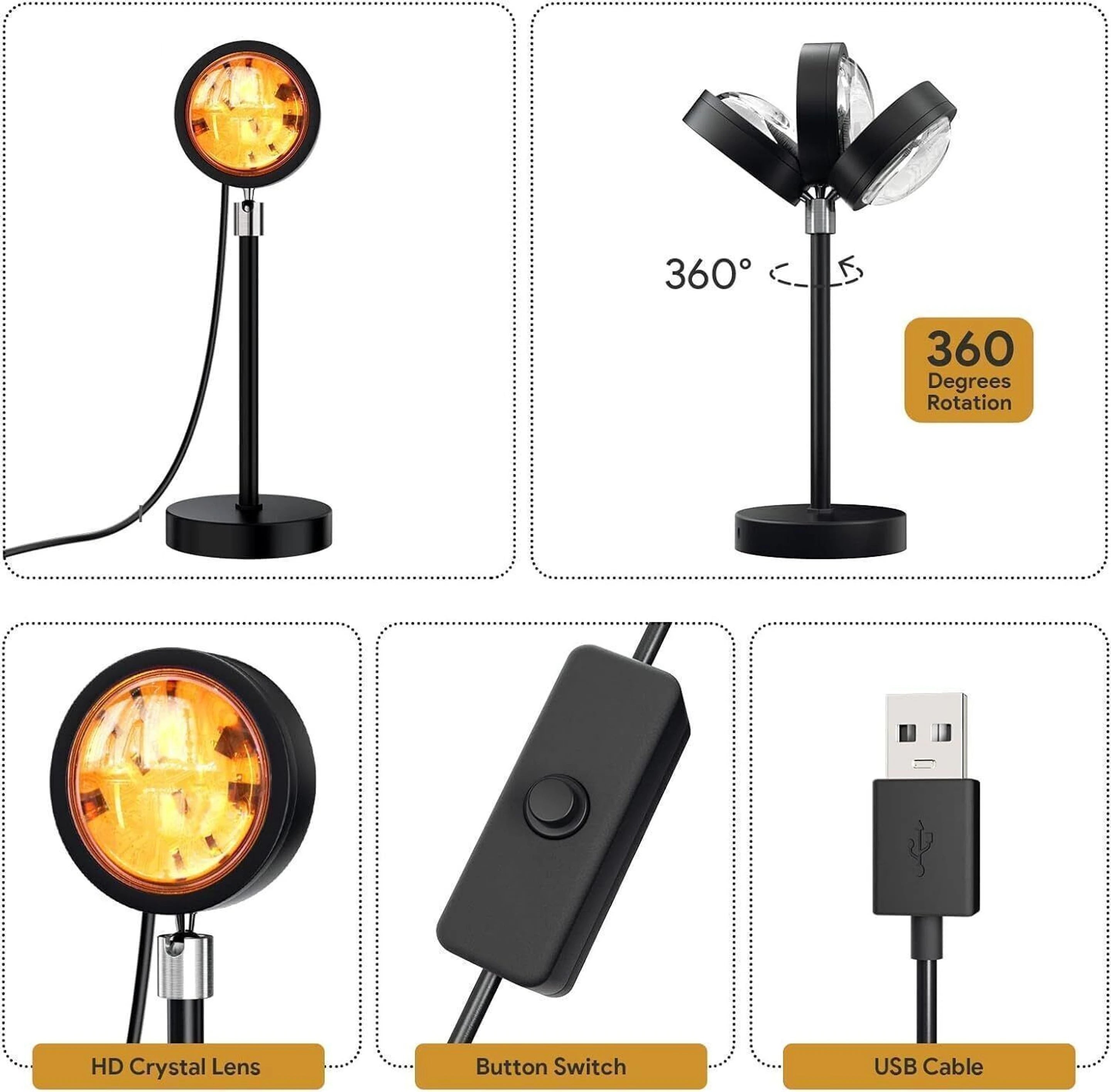 Sunset Projector Table Lamp